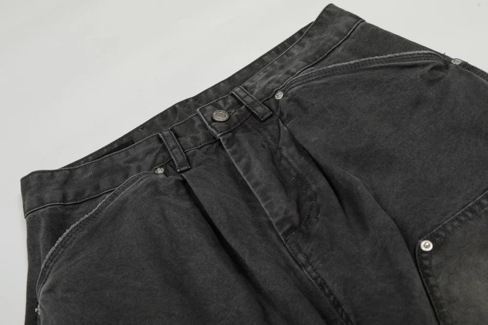 Curved Baggy Carpenter Jeans