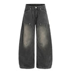 Curved Baggy Carpenter Jeans