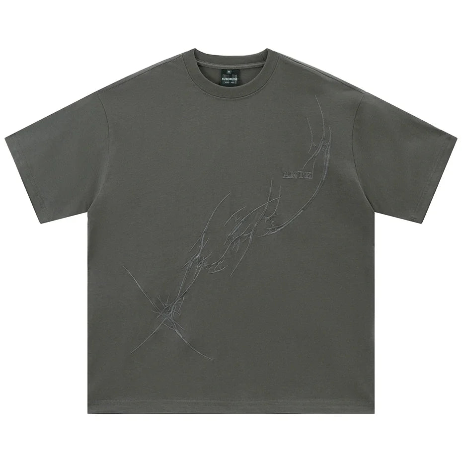 Cyber Sigilism Embroidered T-Shirt