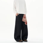 Dark Wash Balloon Jeans with Plaid Bandana