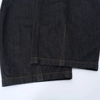 Dark Wash Balloon Jeans with Plaid Bandana