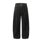 DarkWash Barrel Leg Jeans