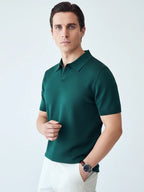 Men's Knit Polo Shirt