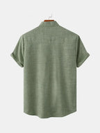 Men's Linen Shirt Classic Old Money