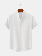 Men's Linen Shirt Classic Old Money