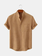 Men's Linen Shirt Classic Old Money