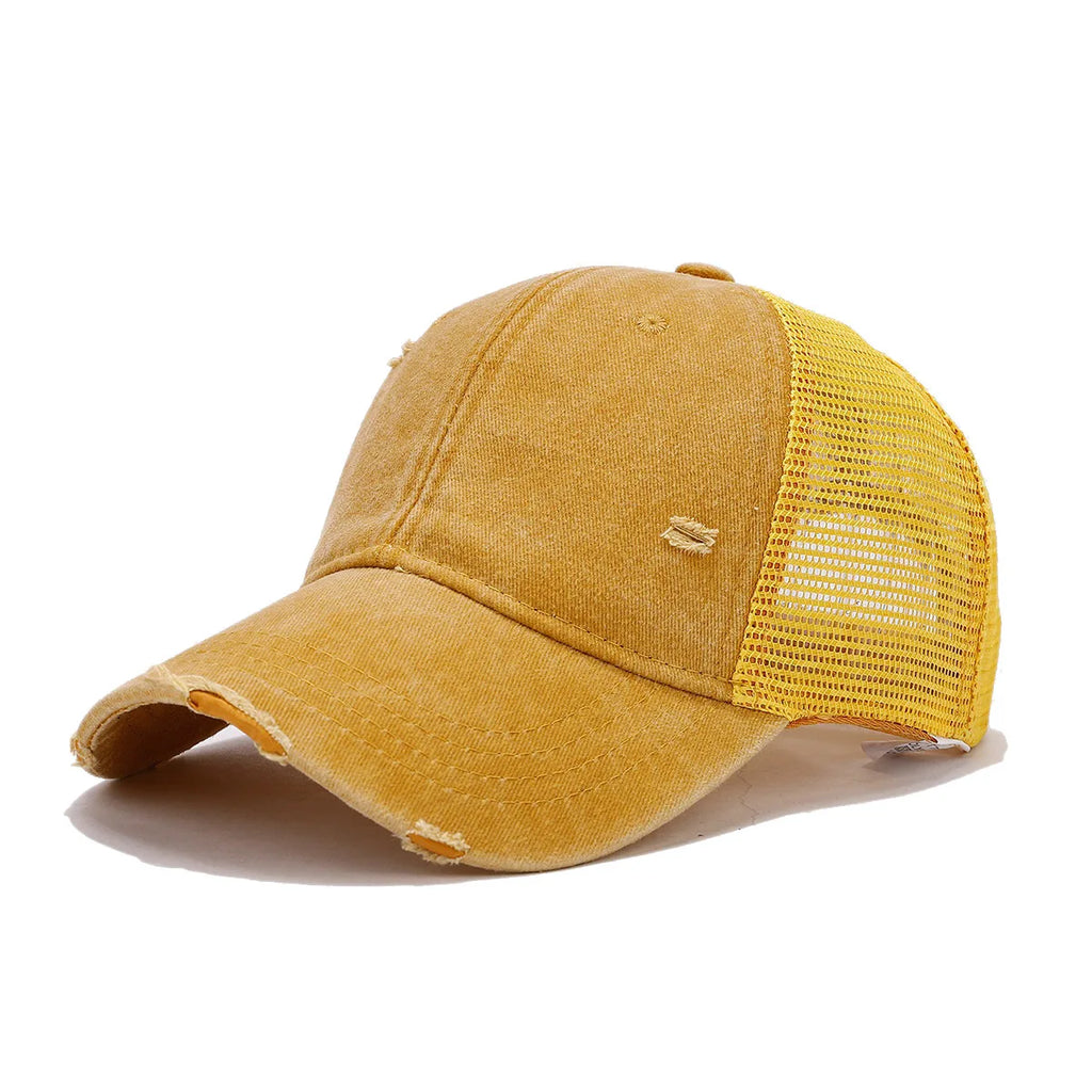Distressed Wash Trucker Cap