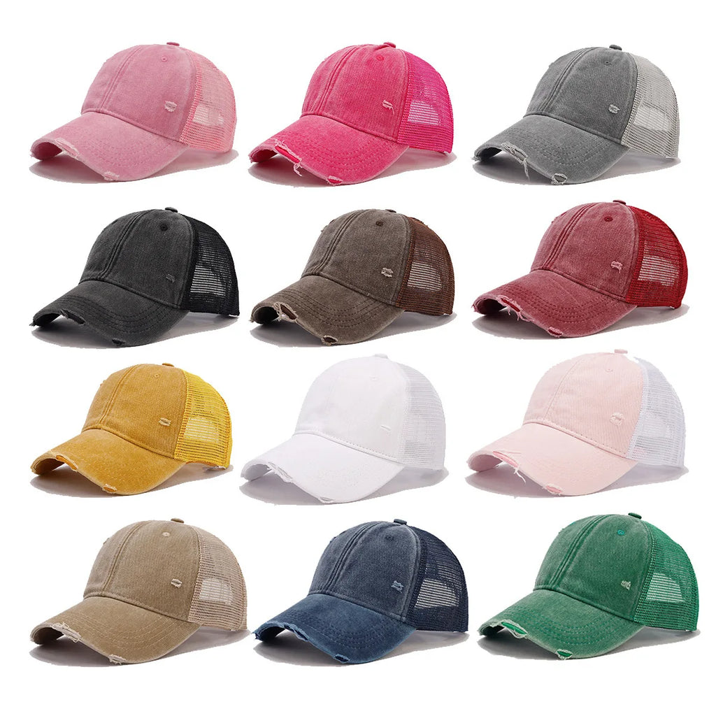 Distressed Wash Trucker Cap