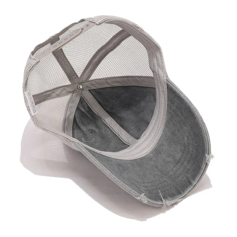 Distressed Wash Trucker Cap