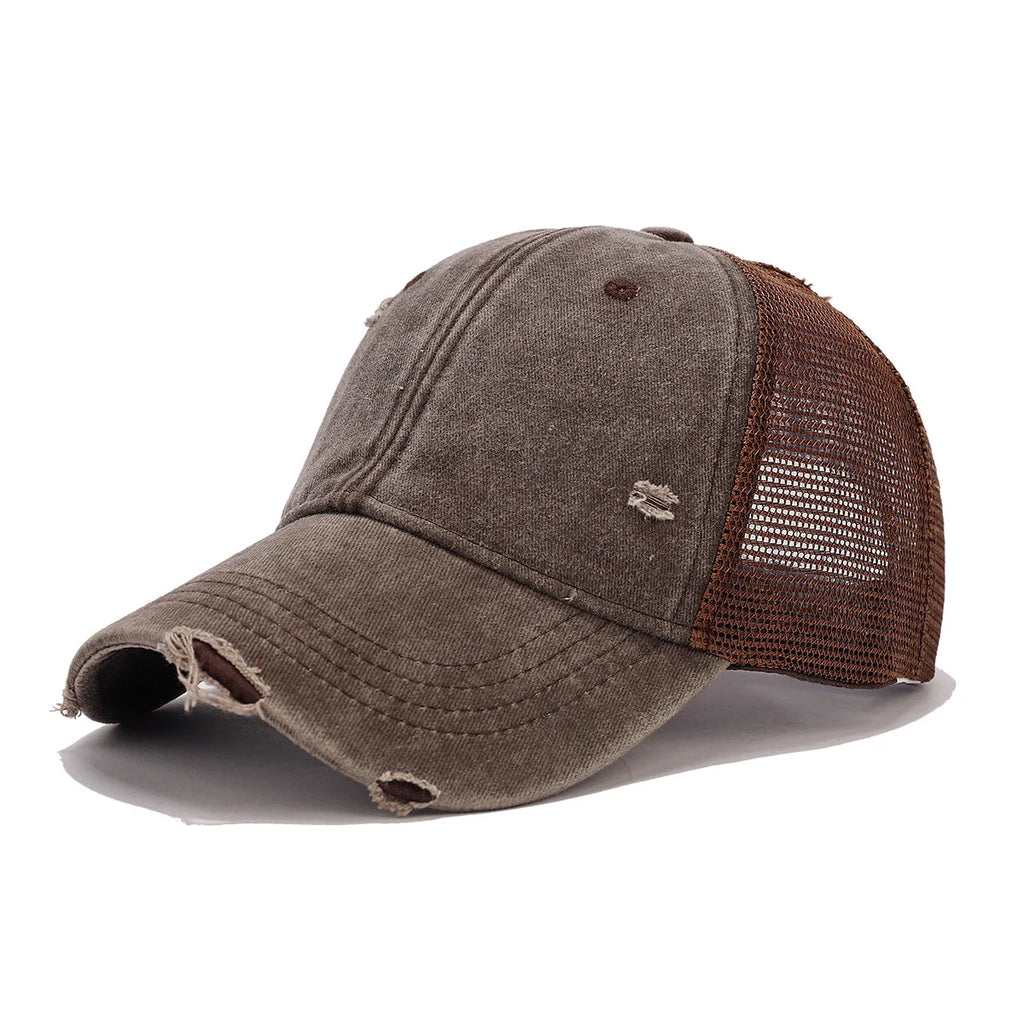 Distressed Wash Trucker Cap