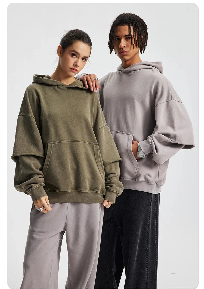 Double Layer Heavyweight Hoodie