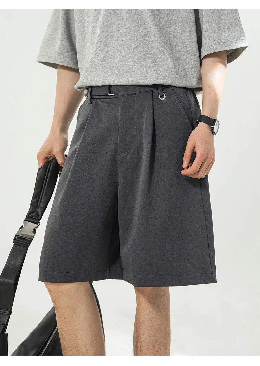 Draped Pleat Shorts