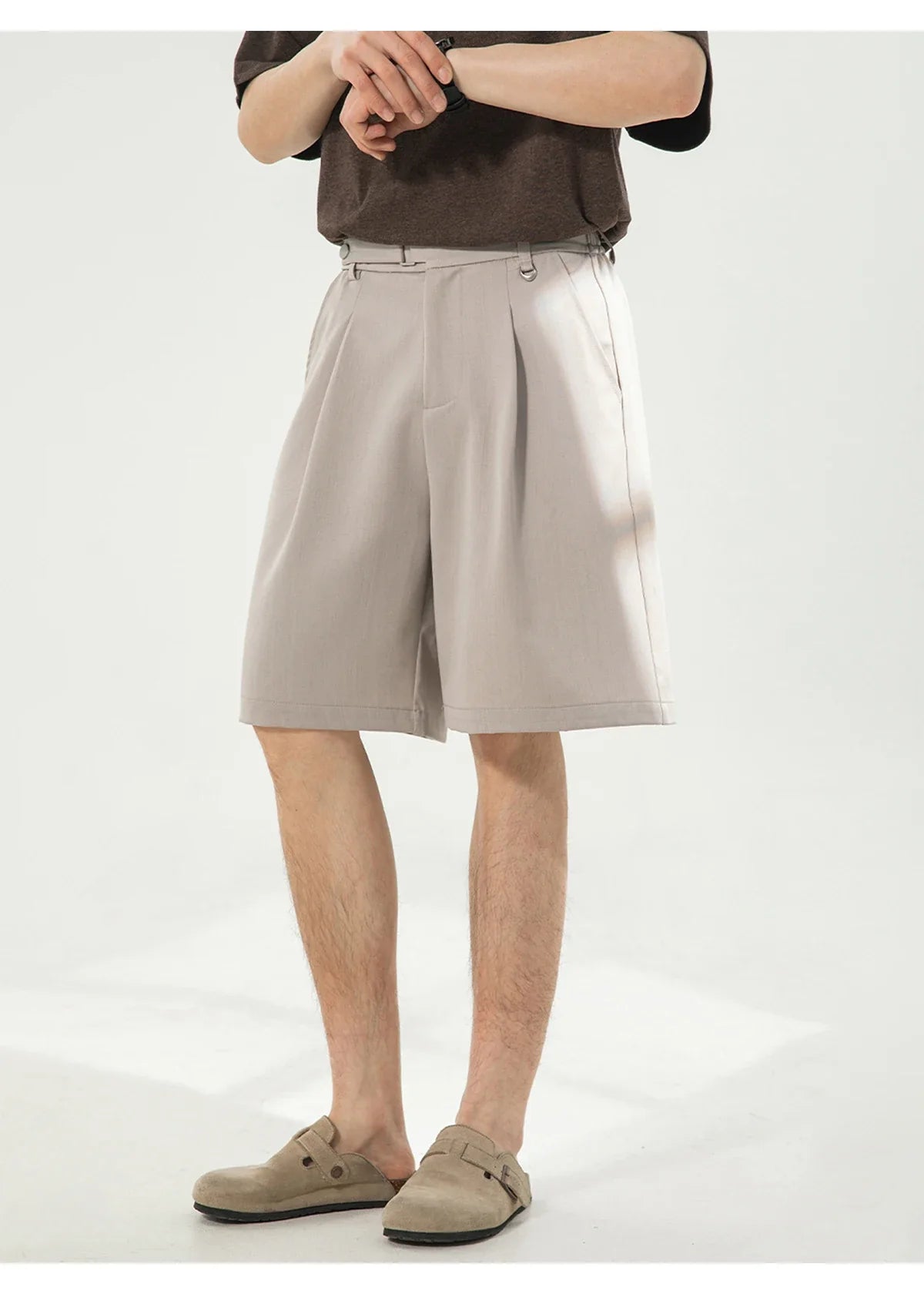Draped Pleat Shorts