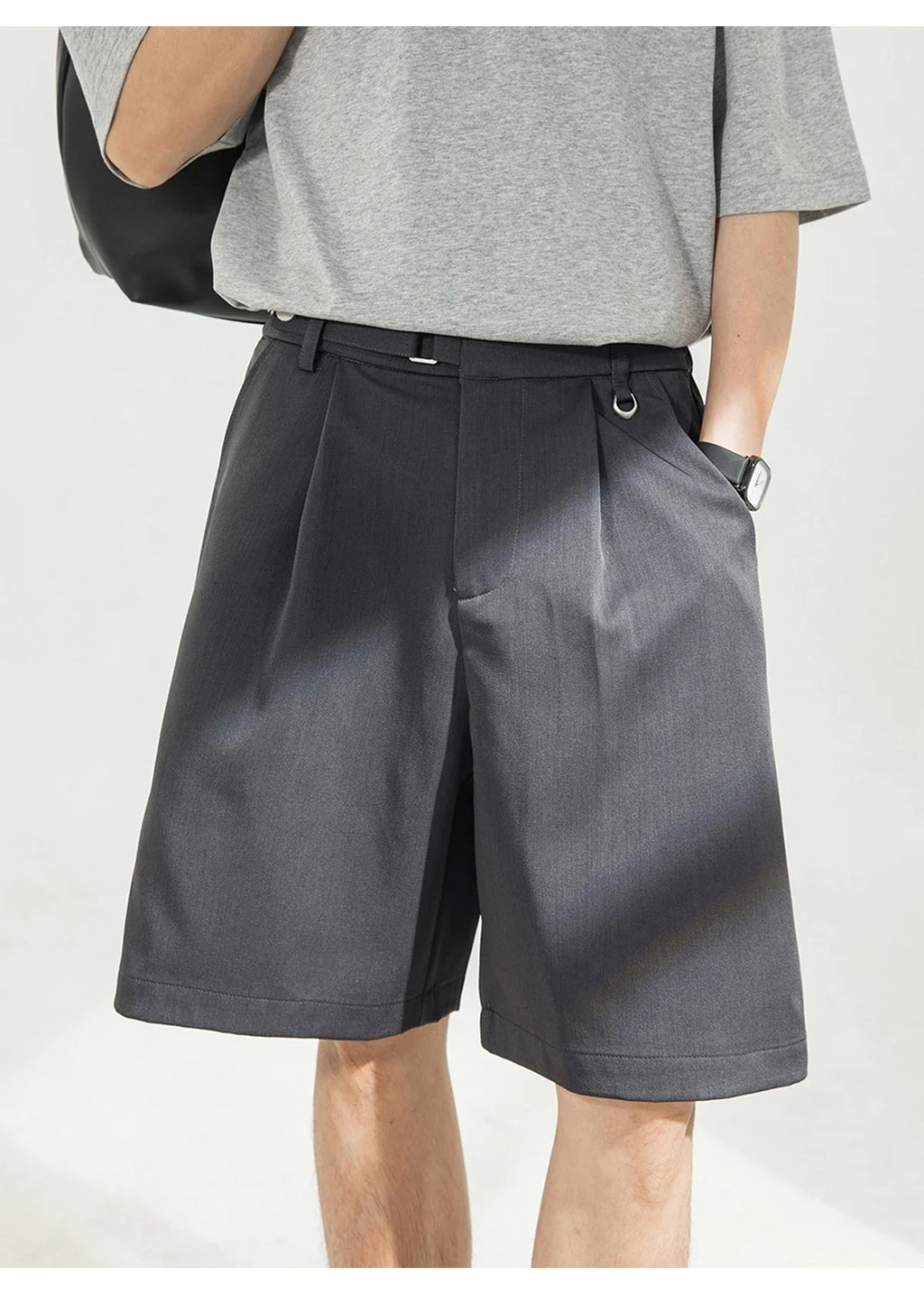 Draped Pleat Shorts