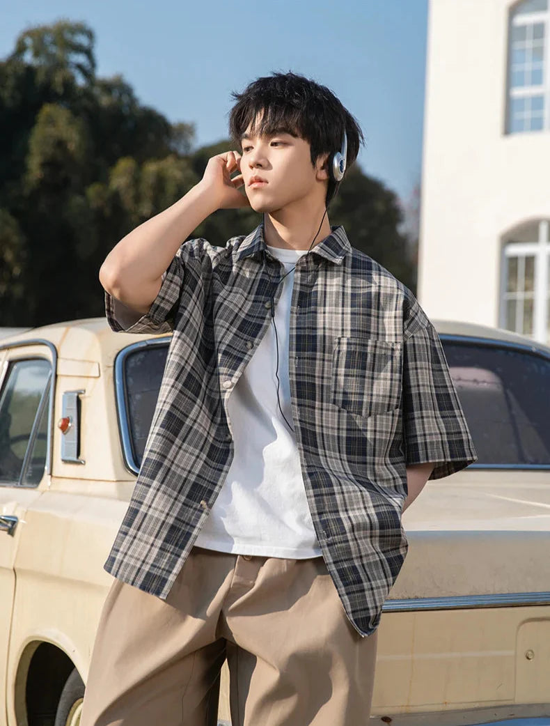 Drop Sleeve Check Shirt
