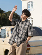 Drop Sleeve Check Shirt