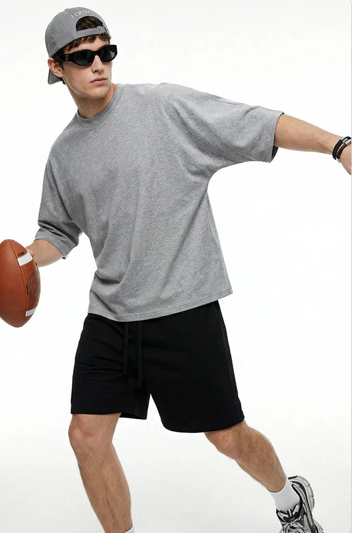 ESSENTIAL Wide Sleeve Boxy T-Shirt