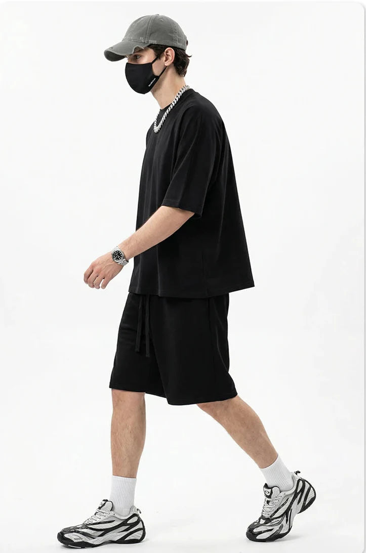 ESSENTIAL Wide Sleeve Boxy T-Shirt