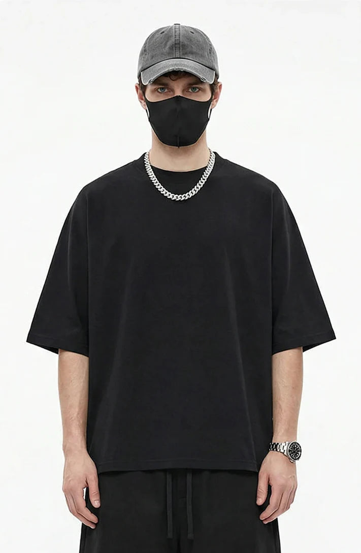 ESSENTIAL Wide Sleeve Boxy T-Shirt