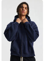 Essential Boxy Zip Hoodie