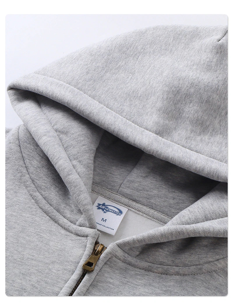 Essential Boxy Zip Hoodie