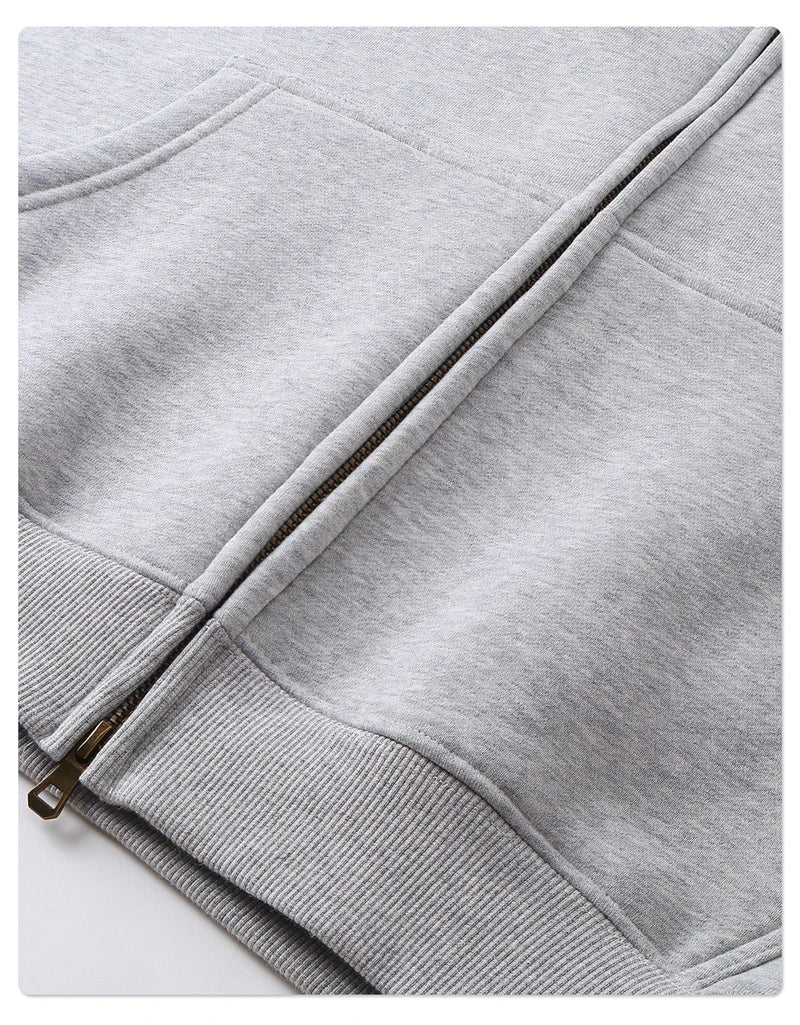 Essential Boxy Zip Hoodie