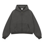Essential Boxy Zip Hoodie