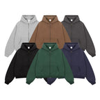 Essential Boxy Zip Hoodie