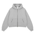 Essential Boxy Zip Hoodie