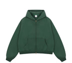 Essential Boxy Zip Hoodie