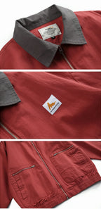 Essential Contrast Collar Workwear Jacket