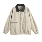 Essential Contrast Collar Workwear Jacket