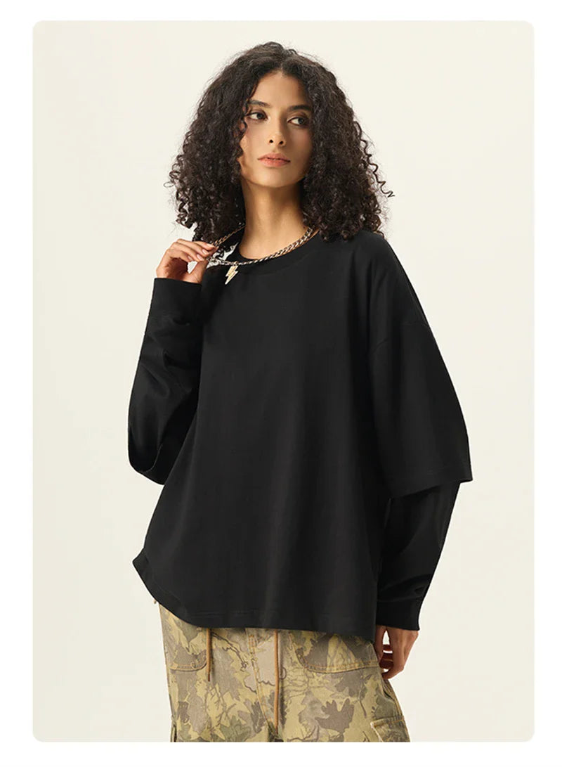 Essential Double Layer Long Sleeve T-Shirt