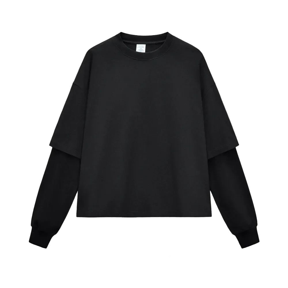 Essential Double Layer Long Sleeve T-Shirt