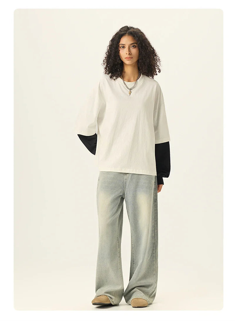 Essential Double Layer Long Sleeve T-Shirt