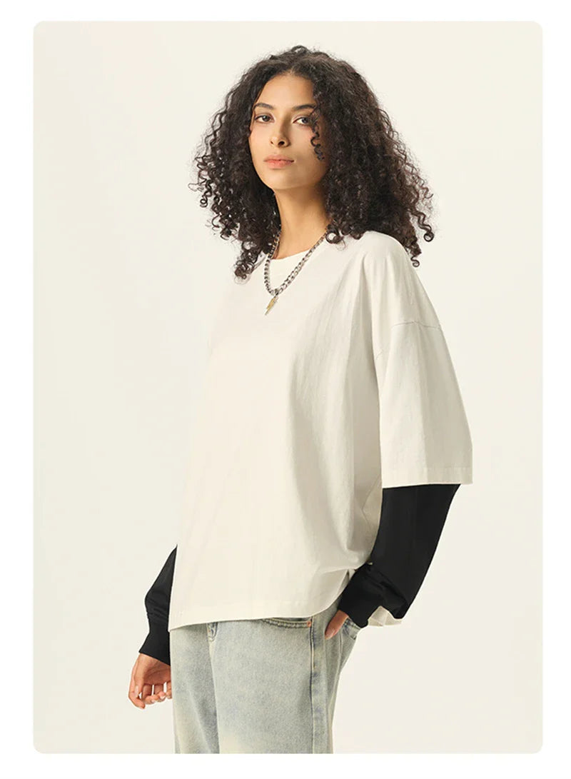 Essential Double Layer Long Sleeve T-Shirt