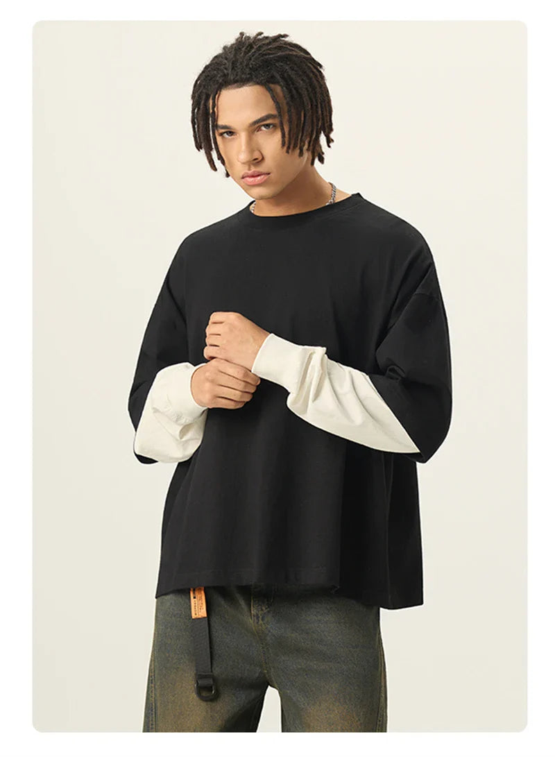 Essential Double Layer Long Sleeve T-Shirt