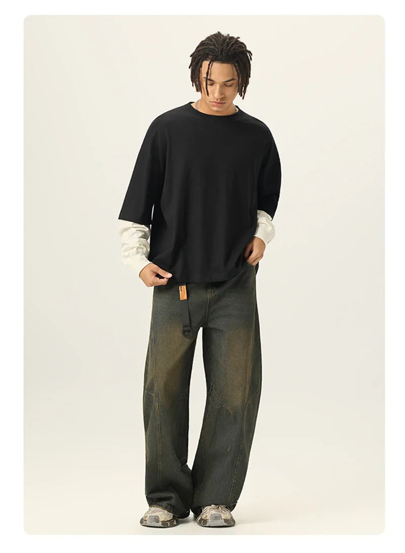 Essential Double Layer Long Sleeve T-Shirt