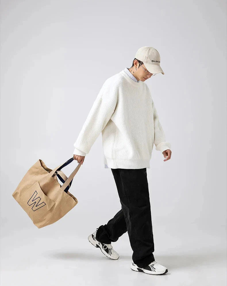 Essential Rib Knit Sweater