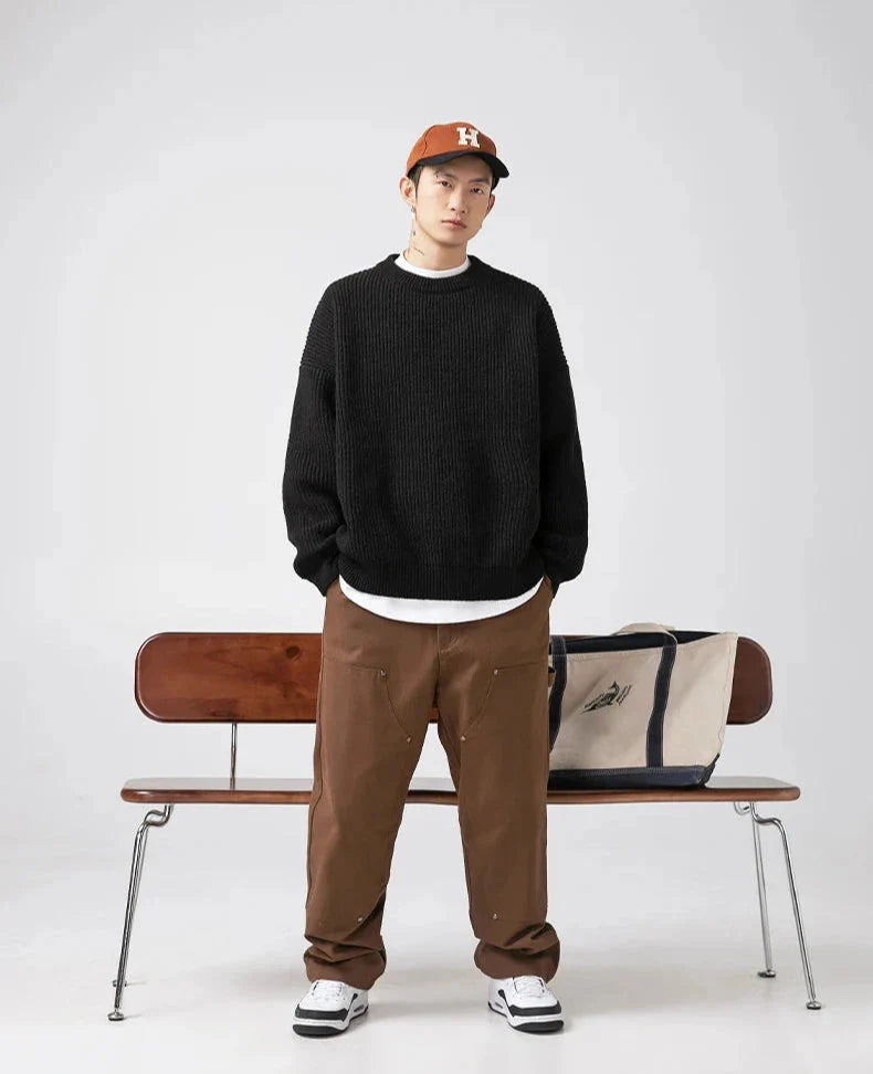 Essential Rib Knit Sweater