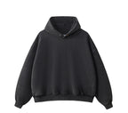 Essential Vintage Wash Button Neck Hoodie