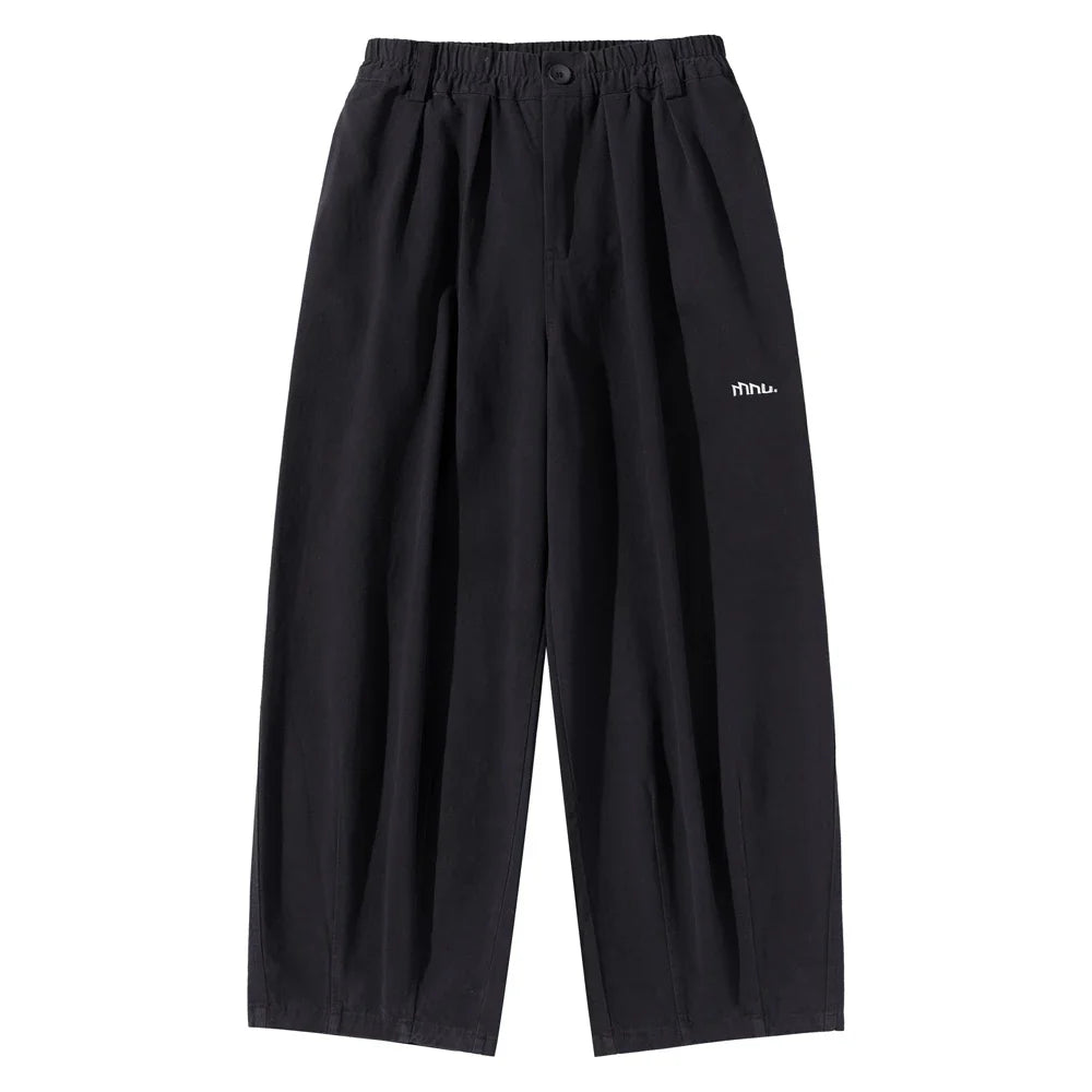 Everyday Pleated Wide Trousers