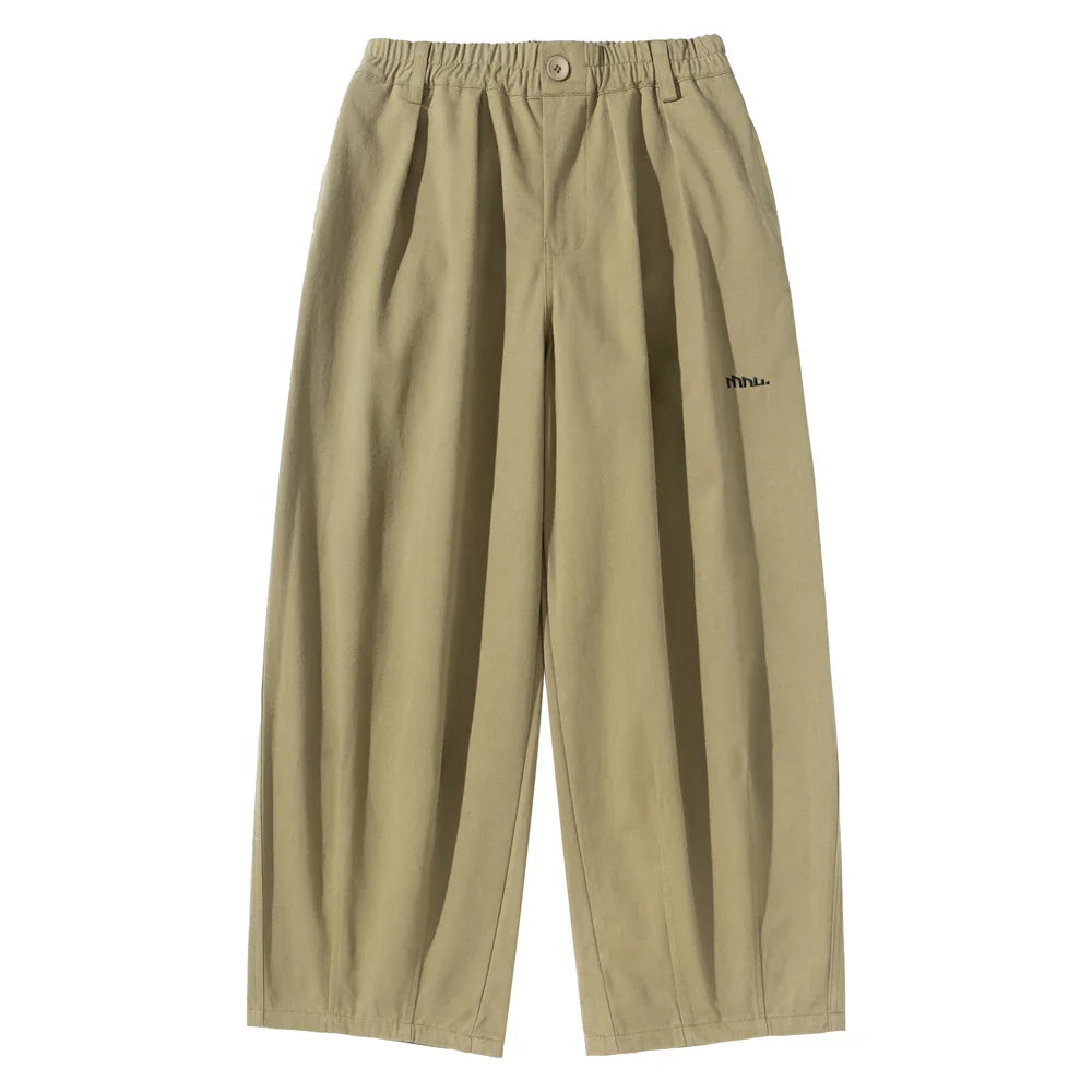 Everyday Pleated Wide Trousers