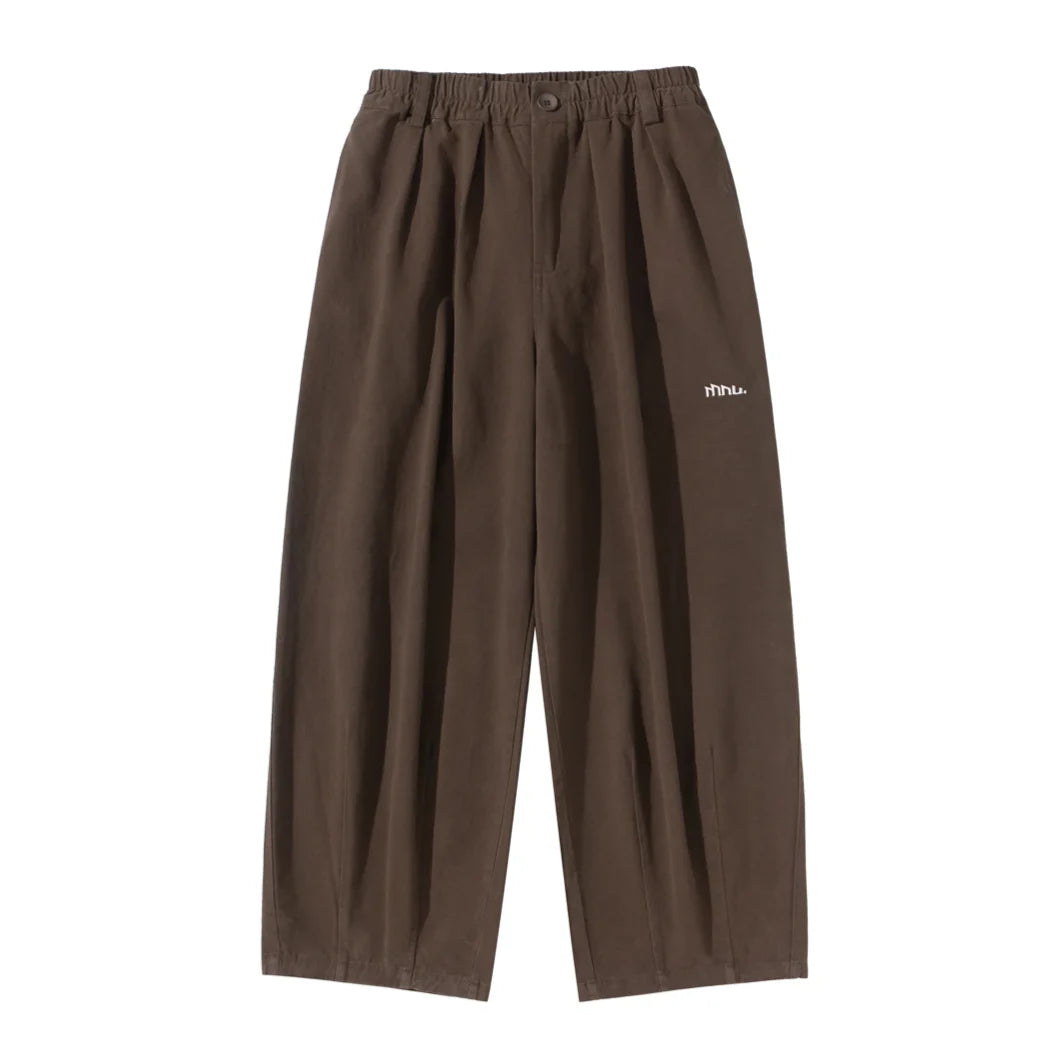 Everyday Pleated Wide Trousers
