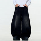 Extreme Balloon Fit Black Wash Jeans
