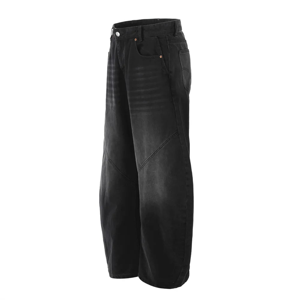 Extreme Balloon Fit Black Wash Jeans