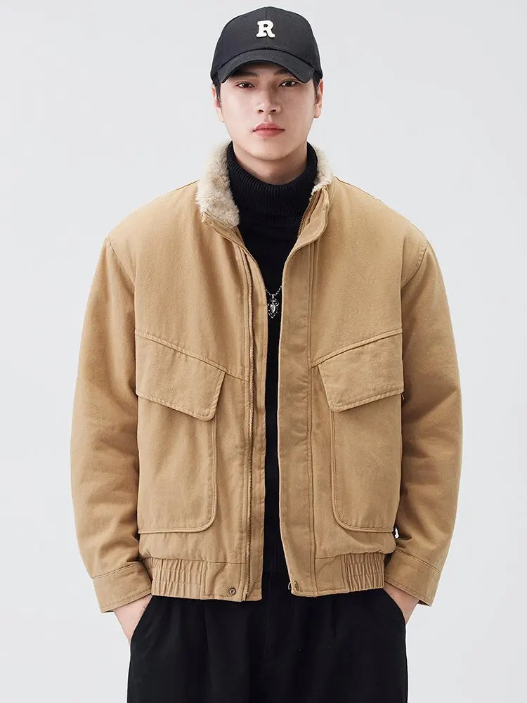 Fleece Lined Utility Jacket