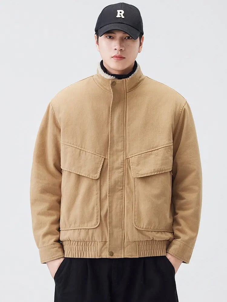 Fleece Lined Utility Jacket