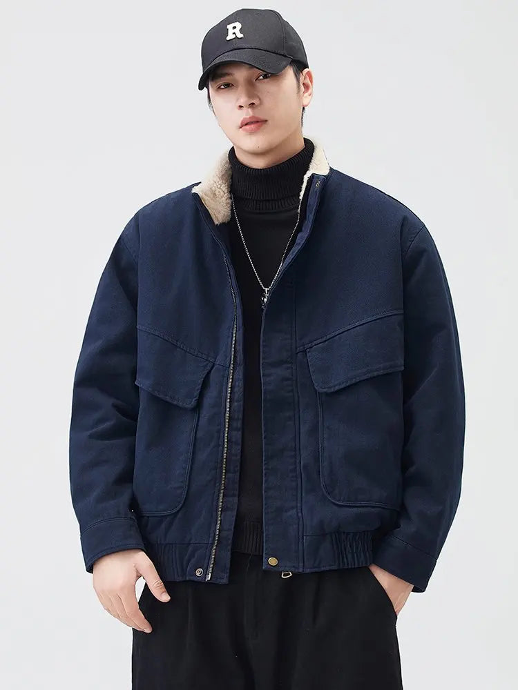 Fleece Lined Utility Jacket