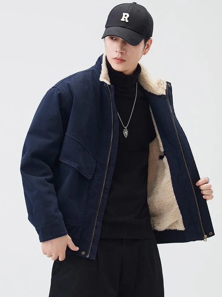 Fleece Lined Utility Jacket